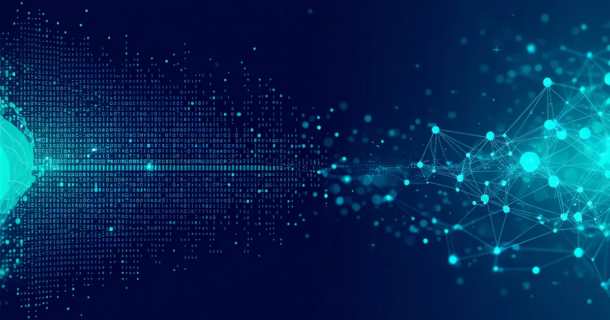 Abstract visual representing semantic search understanding intent versus keyword matching